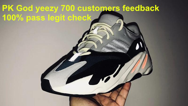 PK GOD YEEZY WAVE RUNNER 700 OG ''SOLID GREY'' LIMITED REAL MATERIALS